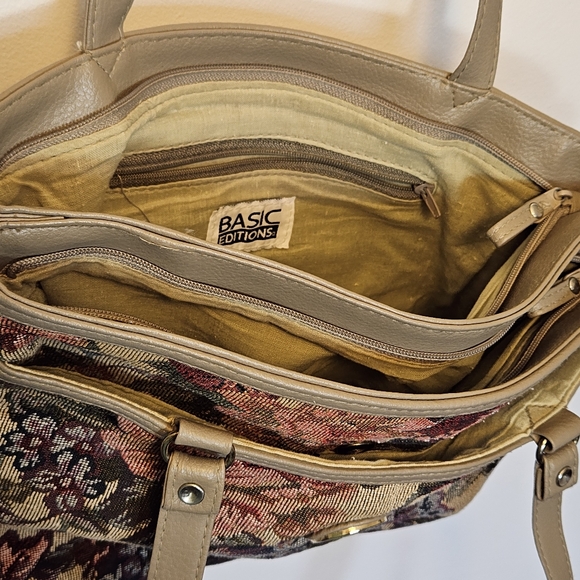 Vintage Basic Editions Floral Embroidered Purse - Picture 3 of 5